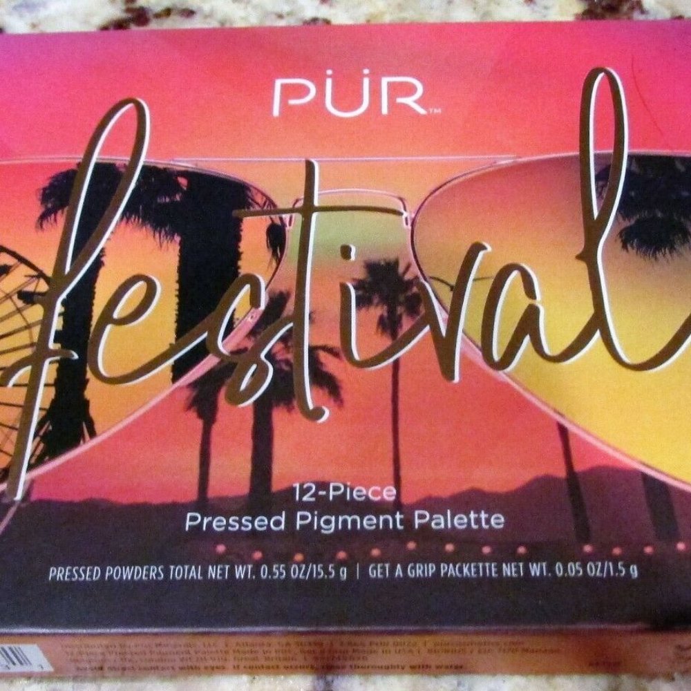 PÜR Festival Pressed Pigment Palette, 0.30 lb.